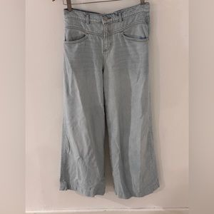 Banana Republic wide leg light blue jean